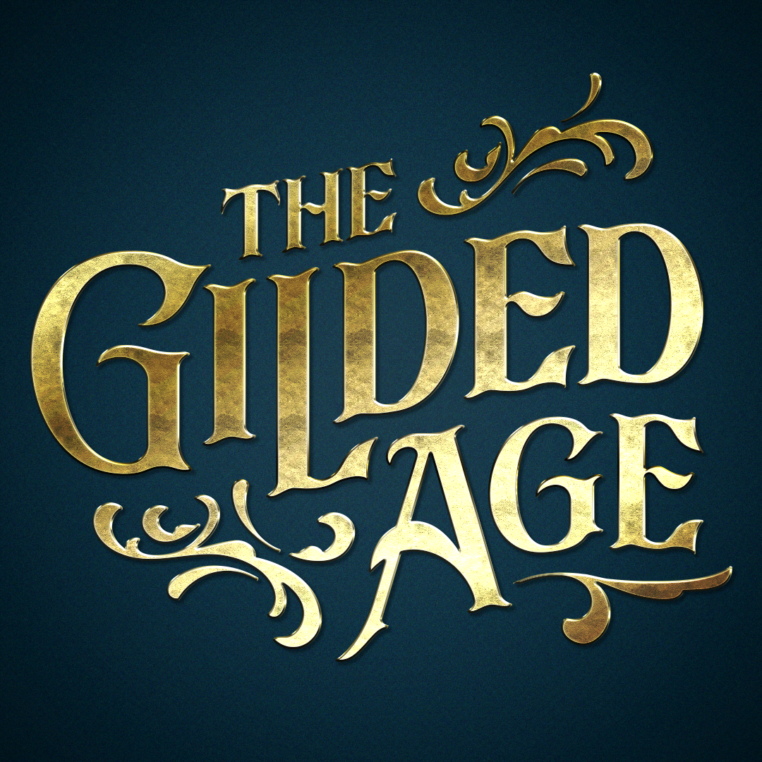 The gilded age logo design