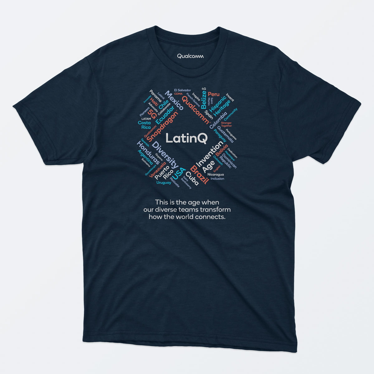 Qualcomm LatinQ t-shirt design