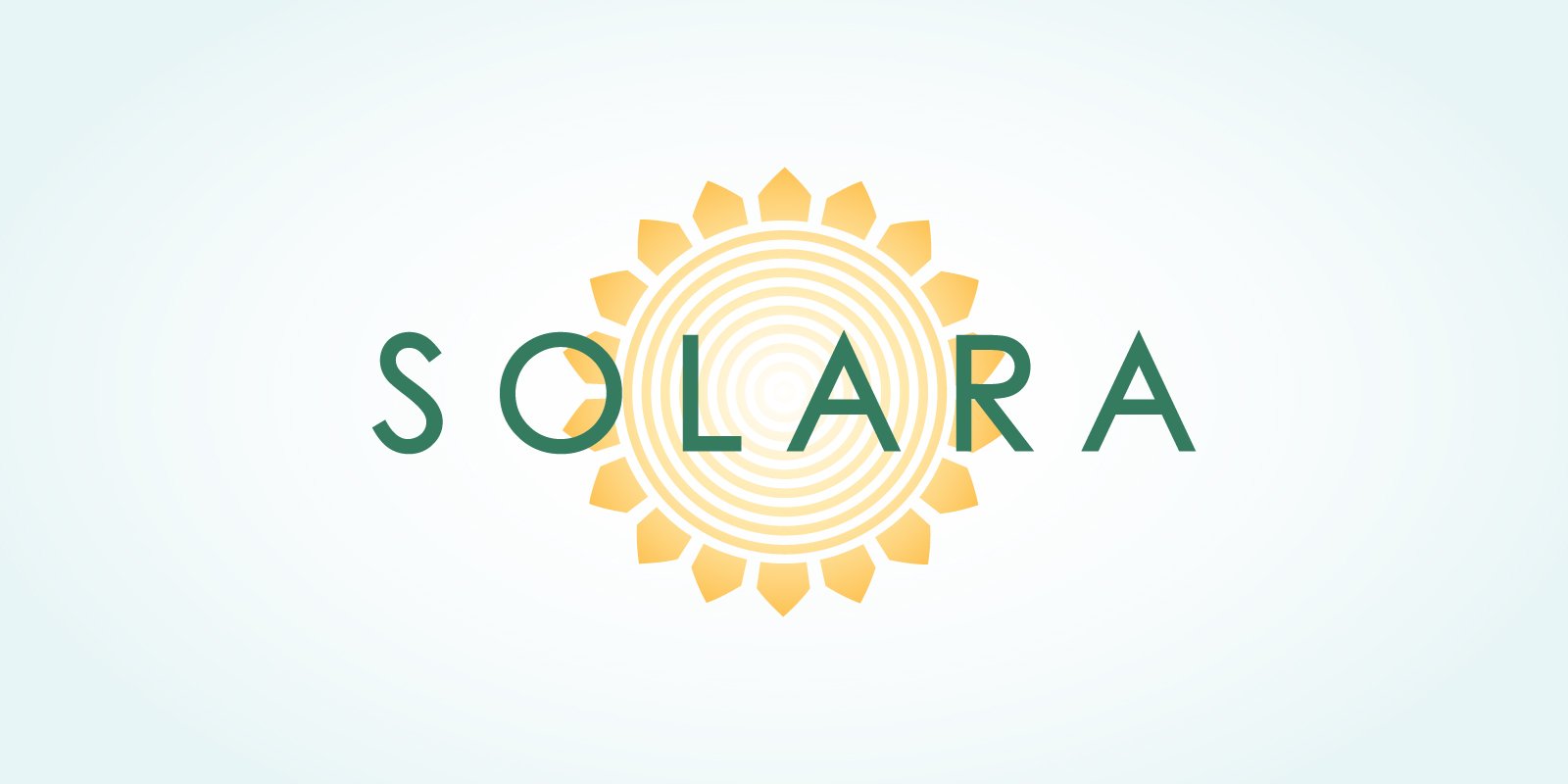 CHW Solara logo design