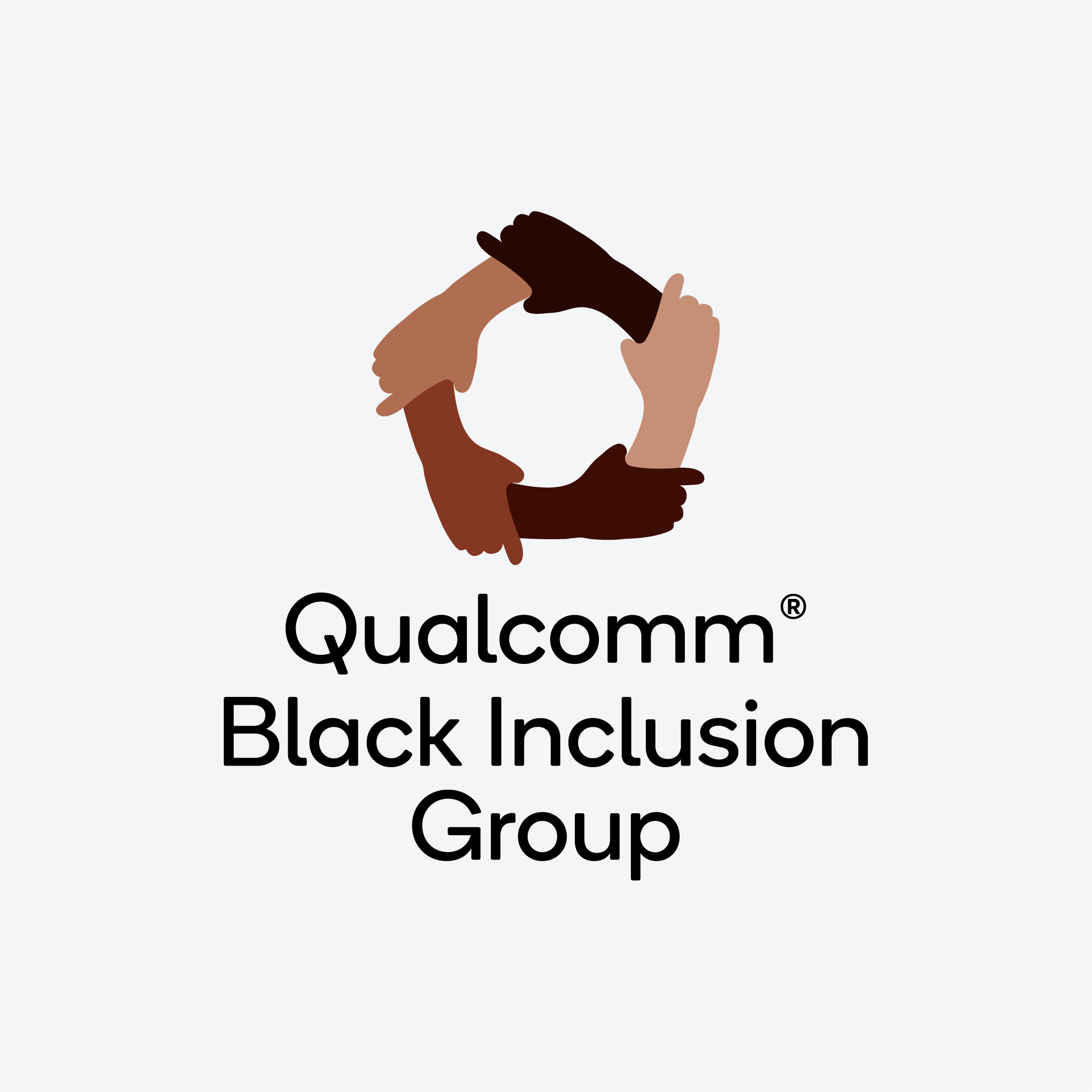 Qualcomm Black Inclusion Group Logo